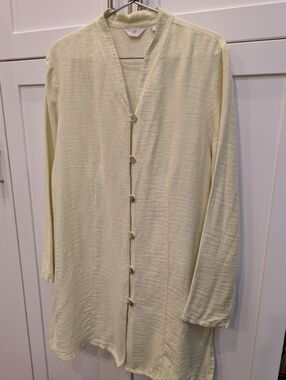 J. Jill Button-Up Linen Tunic. 